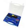 Soldering kit (soldering iron, tin suction, 2 screwdrivers, box)