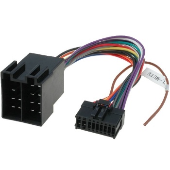 Connector, iso, pioneer, pin:18