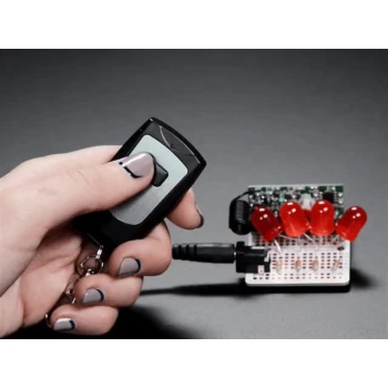 Keyfob Single Button RF Remote Control - 315MHz