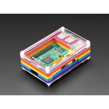 Rainbow Pibow - Enclosure for Raspberry Pi 2 / Model B+/ Pi 3