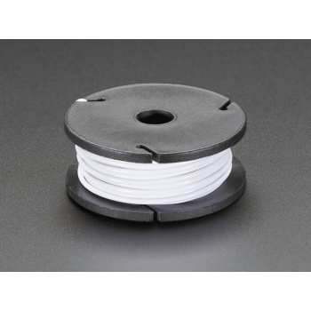 Stranded-Core Wire Spool - 25ft - 22AWG - White
