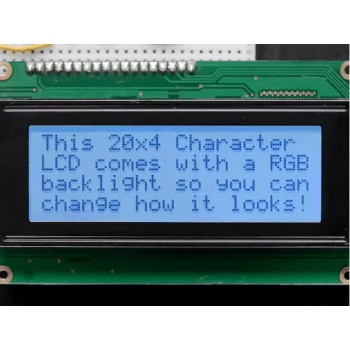 RGB backlight positive LCD 20x4 + extras