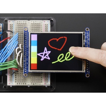 2.8" TFT LCD with Touchscreen Breakout Board w/MicroSD Socket