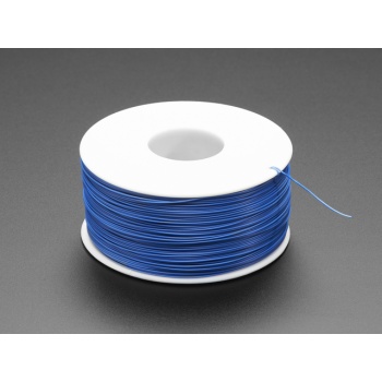 "Wire Wrap" Thin Prototyping & Repair Wire - 200m 30AWG Blue