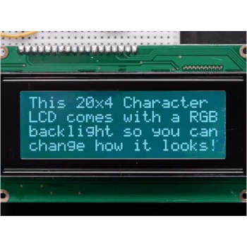 RGB backlight negative LCD 20x4 + extras
