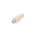 RCA socket for cable, metal case, Yellow