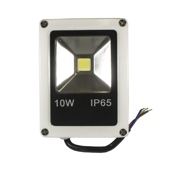 LED COB prozektor 10W külm valge 6000K 650lm, valge, IP65