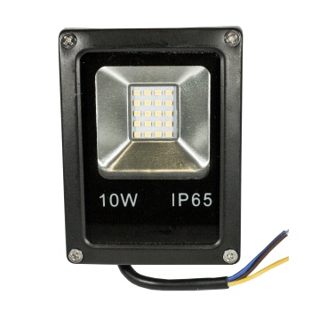 LED SMD prozektor 10W naturaalne valge 4000K 700lm, must, IP65