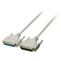 Serial Cable D-SUB 25-Pin Male - D-SUB 25-Pin Female 3.00 m Ivory