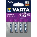 Lithium Battery AAA 4-Blister Card
