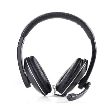 PC Headset | Over-Ear | Stereo | 2x 3.5 mm | Fold-Away Microphone | Black