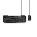 Mouse and Keyboard Set | Wired | Mouse and keyboard connection: USB | 800 dpi | US International | US Layout