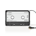 Car Radio Cassette Adapter | 3.5 Mm | Cable Length: 1.00 M | Black