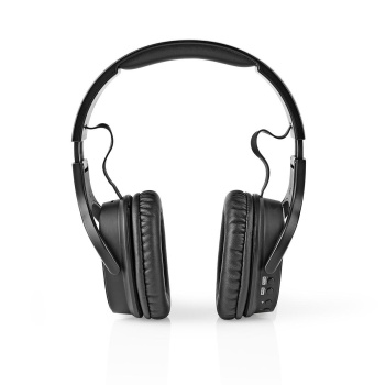 Wireless On-ear Headphones | Battery Play Time: Up To 9 Hours | Built-in Microphone | Press Control | Volume Control | Travel Case Included | Black, Nedis