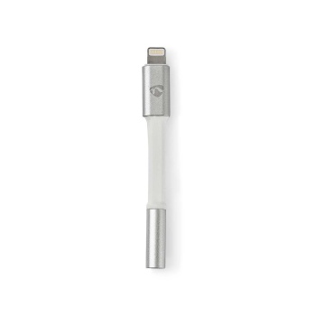 Lightning Adapter | Apple Lightning 8-Pin | 3.5 mm Female | Gold Plated | 0.15 m | Round | Aluminium