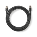 CAT6 Network Cable | RJ45 Male | RJ45 Male | F/UTP | 10.0 m | Round | LSZH / PVC | Anthracite | Window Box