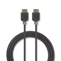 High Speed HDMI™ Cable with Ethernet | HDMI™ Connector | HDMI™ Connector | 4K@60Hz | ARC | 18 Gbps | 1.00 m | Round | PVC | Anthracite | Box
