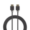High Speed HDMI™ Cable with Ethernet | HDMI™ Connector | HDMI™ Connector | 4K@30Hz | ARC | 10.2 Gbps | 15.0 m | Round | PVC | Anthracite | Box