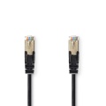 CAT5e Network Cable | SF/UTP | RJ45 Male | RJ45 Male | 15.0 m | Round | PVC | Black | Polybag