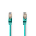 CAT5e Cable | SF/UTP | RJ45 Male | RJ45 Male | 3.00 m | Round | PVC | Green | Polybag