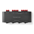 Speaker Control Switchbox | 4 port(s) | Terminal Clamps | Speaker impedance: 4-16 Ohm | Maximum load per channel: 200 W | Aluminium | Black