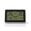 Weather Station | Indoor & Outdoor | Including Wireless Weather Sensor | Weather Forecast | Time Display | Lcd Display | Alarm Clock Function