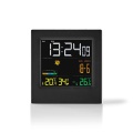 Weather Station | Indoor & Outdoor | Including Wireless Weather Sensor | Weather Forecast | Time Display | Led Display | Alarm Clock Function, Nedis