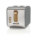 Toaster | Soft Touch Series | 2 Slots | Browning levels: 6 | Defrost feature | Grey
