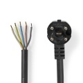 Oven Power Cord | Perilex | Open | 1.50 m | Black