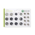 Lithium / Alkaline Button Cell Battery Multi Pack | 1.5 / 3 V DC | Alkaline / Lithium | CR1620 / CR2016 / CR2025 / CR2032 / LR43 / LR44 / LR54 | Number of batteries: 20 pcs | Various Devices