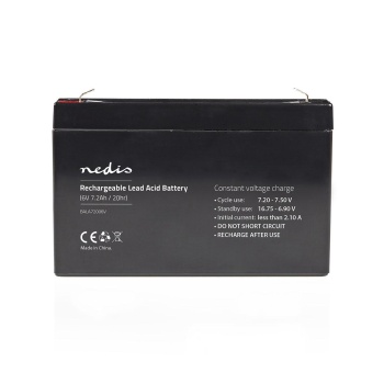 Battery | Lead-Acid | Rechargeable | 6 V | 7200 mAh
