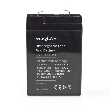 Battery | Lead-Acid | Rechargeable | 6 V | 4500 mAh