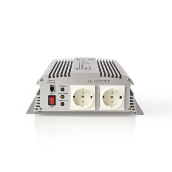 Power Inverter Modified Sine Wave | Input voltage: 12 V DC | Device power output connection(s): Type F (CEE 7/3) | 230 V AC 50 Hz | 1700 W | Peak power output: 3000 W | Screw Terminal | Silver