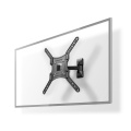 Full Motion TV Wall Mount | 23 - 55 " | Maximum supported screen weight: 30 kg | Tiltable | Rotatable | Minimum wall distance: 67 mm | Maximum wall distance: 197 mm | 2 Pivot point(s) | ABS / Steel | Black