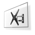 Full Motion TV Wall Mount | 23 - 55 " | Maximum supported screen weight: 30 kg | Tiltable | Rotatable | Minimum wall distance: 48 mm | Maximum wall distance: 410 mm | 3 Pivot point(s) | Steel | Black