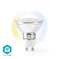 SmartLife LED Spot | Wi-Fi | GU10 | 400 lm | 5 W | Cool White / Warm White | 2700 - 6500 K | Energy class: F | Android™ / IOS | PAR16 | 1 pcs