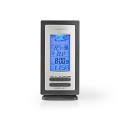 Weather Station | Indoor & Outdoor | Including Wireless Weather Sensor | Weather Forecast | Time Display | Lcd Display | Alarm Clock Function, Nedis