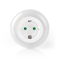 Plug-in Led Night Light | Motion Sensor | Day/night Sensor | 3680 W | 10 Lm | Blue / Green / White | Torch Function, Nedis