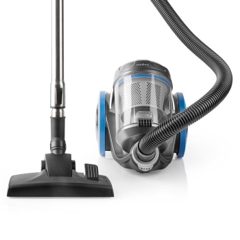 Bagless Vacuum Cleaner | Bagless | 700 W | Dust Capacity: 3.5 L | Combi Brush / Parquet Brush | Action Radius: 8 M | Hepa Air Filter | Anthracite / Blue
