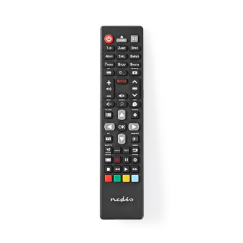 Replacement Remote Control | Suitable for: Philips | Fixed | 1 Device | Ambilight Button / Netflix Button | Infrared | Black