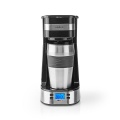 Coffee Maker | Filter Coffee | 0.4 l | 1 Cups | Switch on timer | Black / Silver