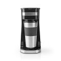 Coffee Maker | Filter Coffee | 0.4 l | 1 Cups | Black / Silver