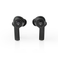 Fully Wireless Earphones | Bluetooth® | Maximum battery play time: 3.5 hrs | Press Control | Charging case | Built-in microphone | Voice control support | Ear wings | Black
