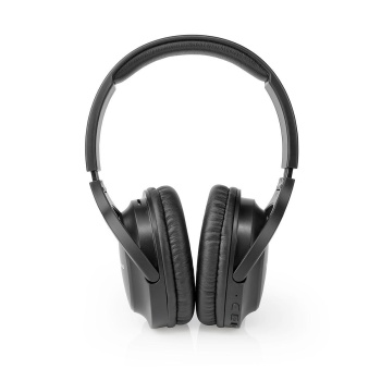 Wireless Over-Ear Headphones | Maximum battery play time: 20 hrs | Built-in microphone | Press Control | Voice control support | Volume control | Travel case included | Black