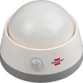 LED night light / orientation light with infrared motion detector (soft light incl. push switch and batteries) white