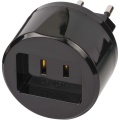 Travel Adapter Usa-to-europe With 2.5 A Fuse