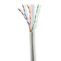 Network Cable Roll | CAT6 | Stranded | U/UTP | CCA | 305.0 m | Indoor | Round | PVC | Grey | Pull Box