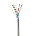 Network Cable Roll | CAT6 | Solid | F/UTP | CCA | 100.0 m | Indoor | Round | PVC | Grey | Gift Box