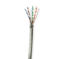 Network Cable Roll | CAT6 | Solid | S/FTP | CCA | 305.0 m | Indoor | Round | PVC | Grey | Pull Box