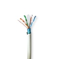Network Cable Roll | CAT6 | Solid | F/UTP | Bare Copper | 100.0 m | Indoor | Round | LSZH | Grey | Gift Box